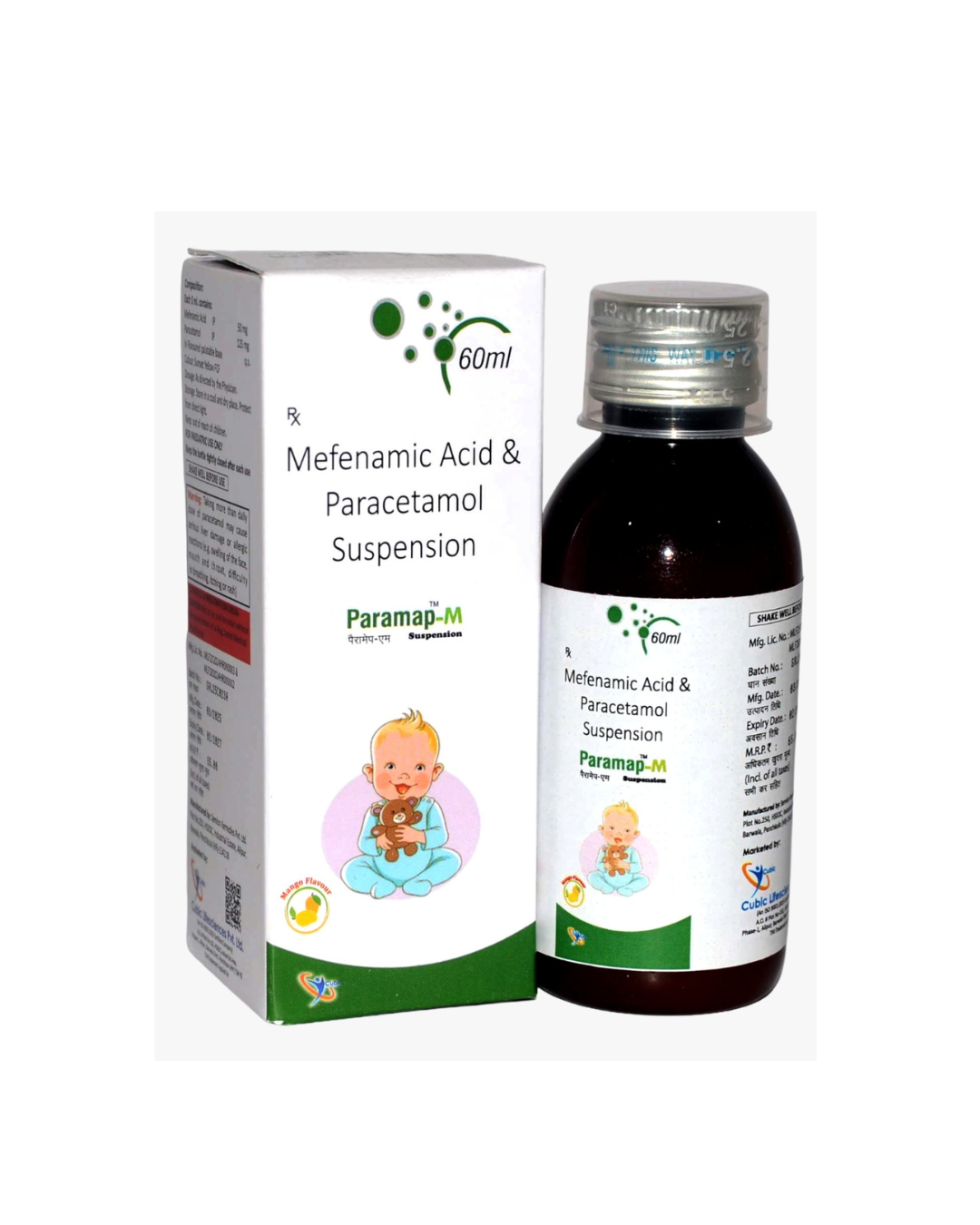 Mefenamic Acid and Paracetamol Suspension