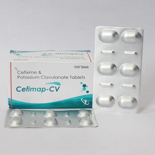 Cefixime 200 mg and Potassium Clavulanate 125 mg Tablets