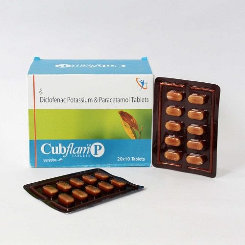 Diclofenac Potassium and Paracetamol Tablets