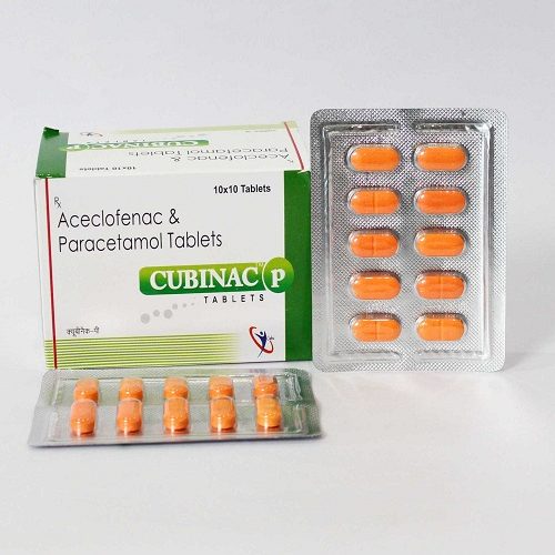 Aceclofenac 100 mg and Paracetamol 325 mg Tablets