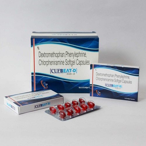Dextromethorphan, Phenylephrine and Chlorpheniramine Soft Gel Capsule