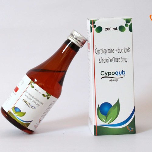 Cyproheptadine Hydrochloride and Tricholine Citrate Syrup