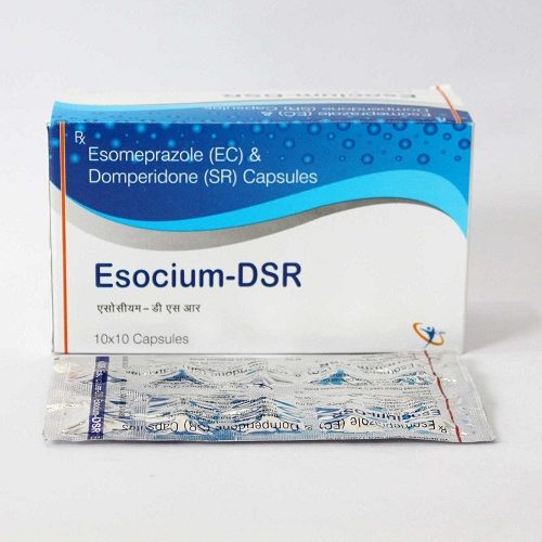 Esomeprazole 40 mg and Domperidone 30 mg Capsules