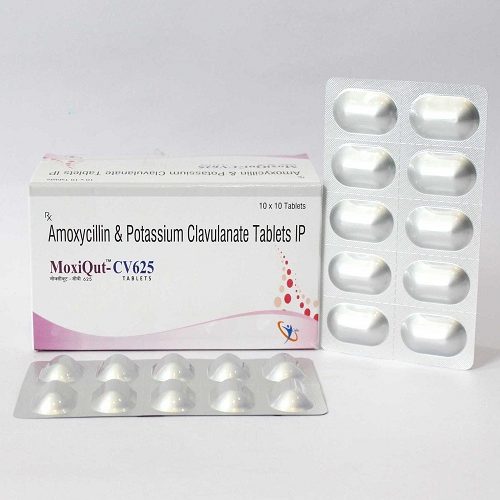 Amoxycillin 500 mg and Potassium Clavulanate 125 mg Tablets