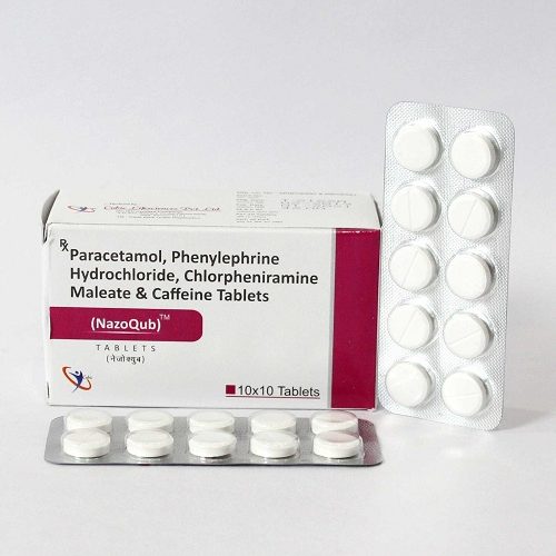 Paracetamol, Phenylephrine Hydrochloride, Chlorpheniramine Maleate and Caffeine Tablets