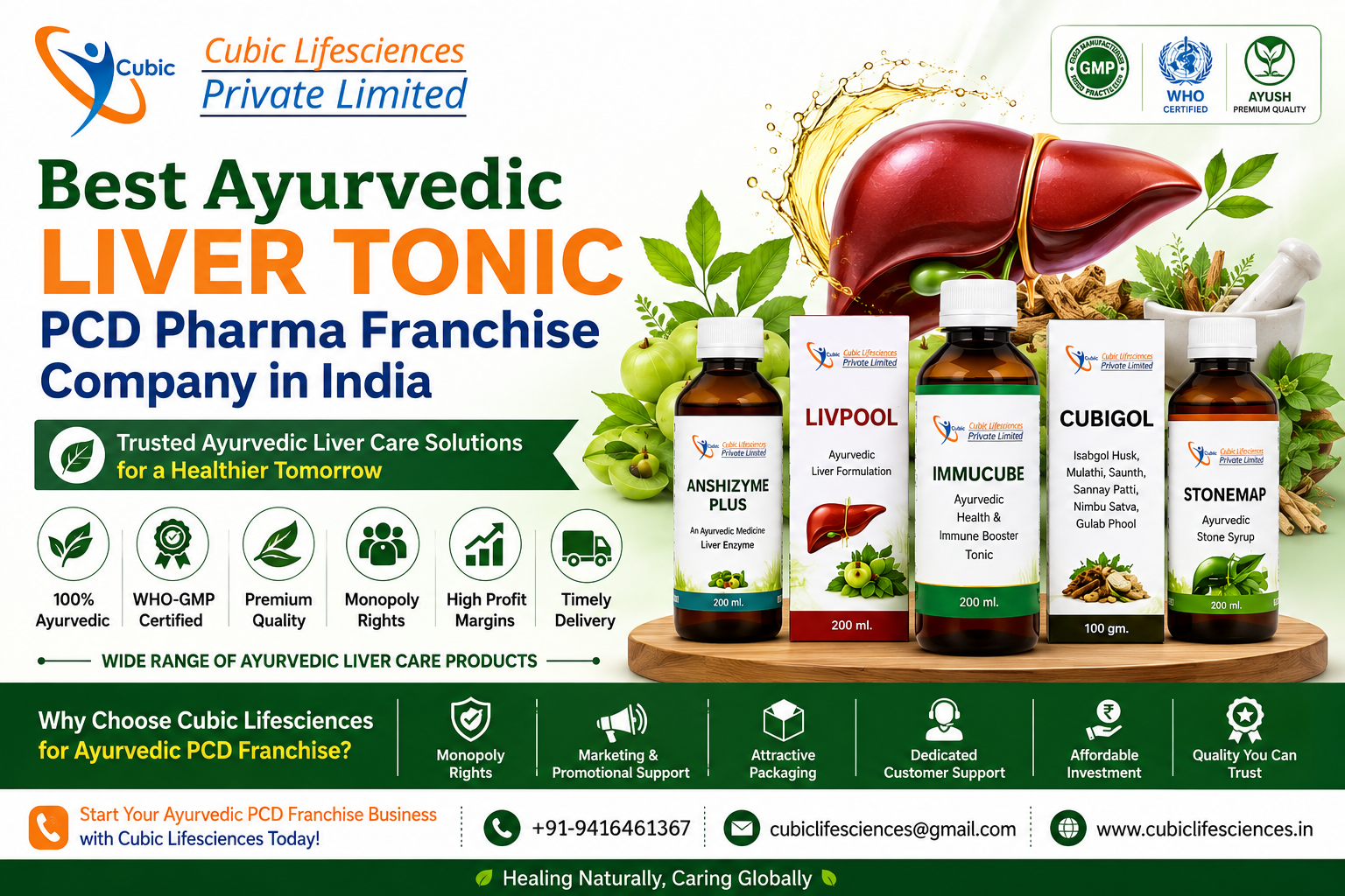 Best Ayurvedic Liver Tonic PCD Pharma Franchise Company in India