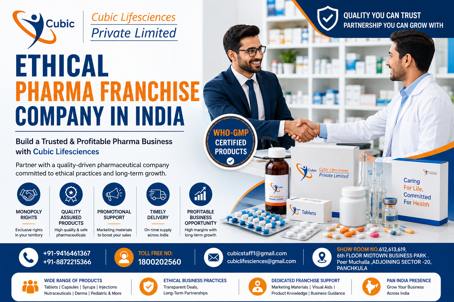Ethical Pharma Franchise Company in India